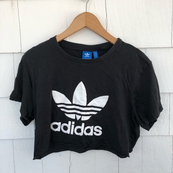 adidas Tops - Adidas Black Crop Top